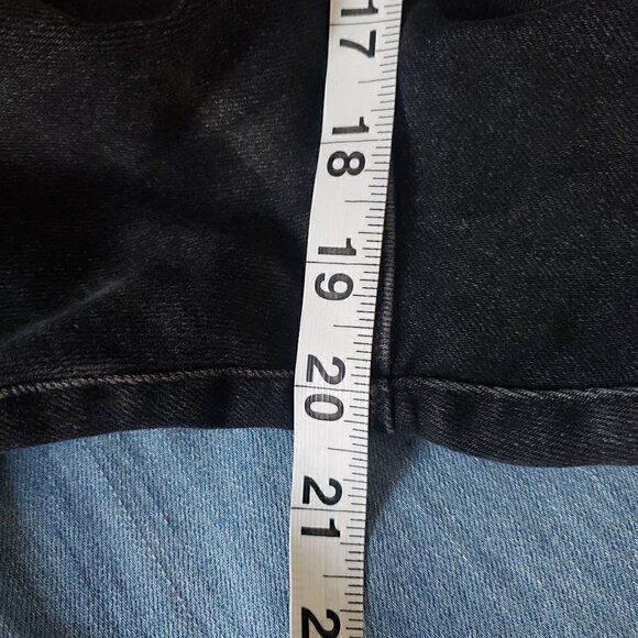 NWT Good American PLUS SZ 24 Good Waist High Waist Step Hem Black Stretch Jeans - Picture 5 of 13